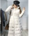Mùa đông 2018 mới mỏng thời trang cung điện vịt trắng hạ eo dài áo khoác nữ YR0007 Xuống áo khoác