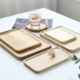 Tấm gỗ kiểu Nhật hình chữ nhật khay gỗ hình chữ nhật khay khay khay trà khay trái cây khay bánh trà chiều - Tấm khay trà gỗ trắc