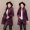 Áo cotton nữ nhung vàng chống mùa cho nữ dài phần 2019 mới Slim Phiên bản Hàn Quốc của áo khoác cotton có đệm bông - Bông