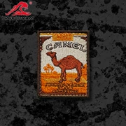 Inspur Tháng Sáu Camel Khói Thêu Velcro Chương Armband Morale Chương Quân Đội Fan Cá Tính Ba Lô Chiến Thuật Sticker