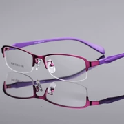 Kính thời trang nữ kính nửa khung gương cận thị TR90 khung tùy chỉnh kính cận thị kính khung nữ