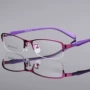 Kính thời trang nữ kính nửa khung gương cận thị TR90 khung tùy chỉnh kính cận thị kính khung nữ kính đổi màu