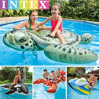 Intex, детская водная надувная игрушка, плавательный круг для игр в воде, детский надувной мотоцикл, ластик