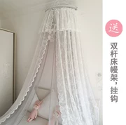 Giường rèm màn công chúa phong cách Hàn Quốc trần muỗi lưới Châu Âu Vương miện giường phòng ngủ treo trẻ em trang trí phòng - Bed Skirts & Valances