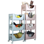 Kệ bếp tầng nhiều tầng lưu trữ kệ rau cung cấp thiết bị nhỏ cửa hàng bách hóa giỏ phòng ngủ ký túc xá - Trang chủ