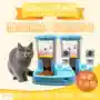 Cửa hàng thú cưng tự động cho mèo ăn mèo đôi bát ăn nước đôi sử dụng một vật nuôi nhỏ cần thiết hàng ngày - Cat / Dog hàng ngày Neccessities Khay thức ăn cho mèo
