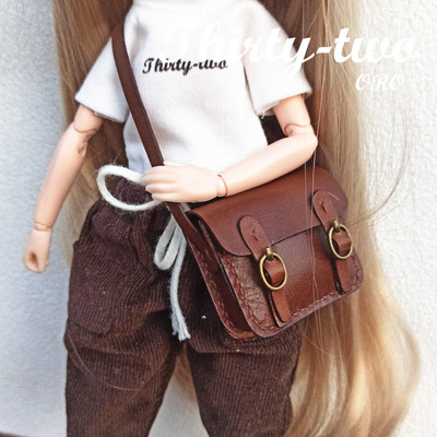taobao agent Doll, bag strap, leather small backpack, one-shoulder bag