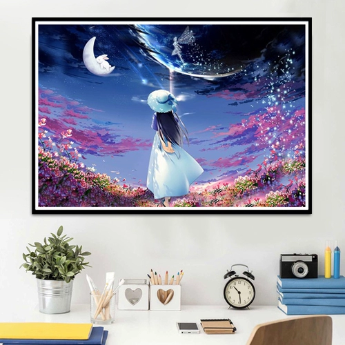 Мультяшное звездное небо для спальни, инкрустировано бриллиантами, коллекция 2023