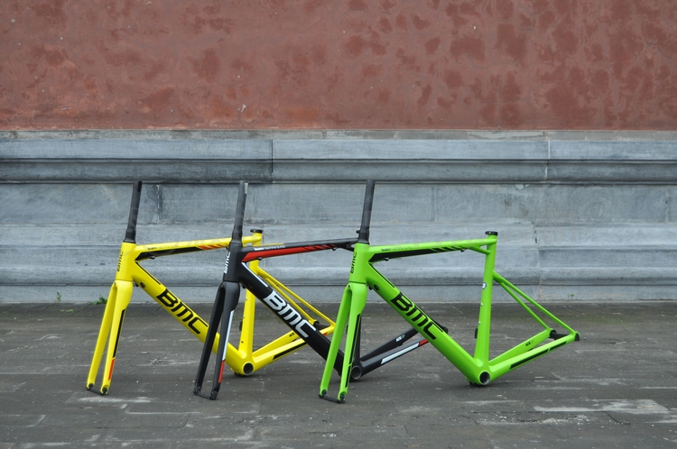 正品行货代理 2016 bmc slr03 碳纤维公路自行车架 碳纤公路车架