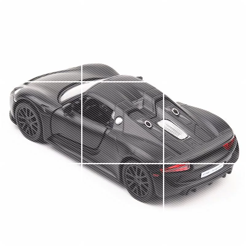 [Đóng hộp] Matte Black Bao 918 Shijie Super Car Model Mô phỏng hợp kim mô phỏng bánh xe kéo trang trí - Khác