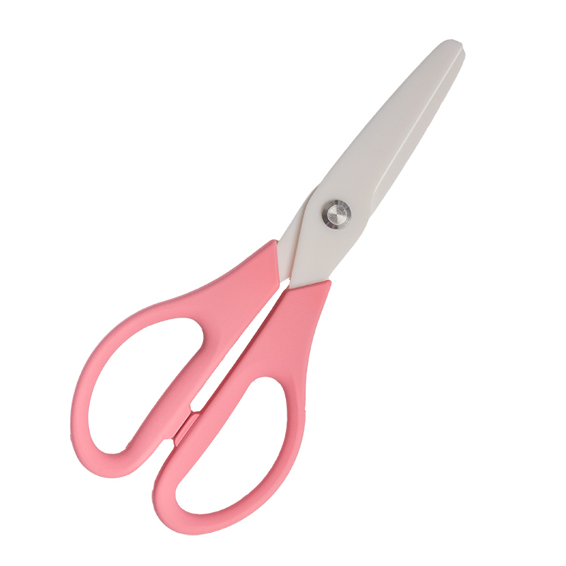 Pink + Large Scissorsceramics scissors Large Baby Food  Material scissors insulation special-purpose experiment Corrosion protection multi-function Industry Big size Scissors