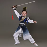 Trang phục trẻ em, Hanfu, con trai, trẻ em, thực hành cổ xưa, Wufu, con trai, anh hùng, anh hùng, biểu diễn, trang phục - Trang phục
