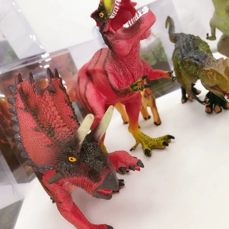 Quà cho trẻ em! Tất cả bảo vệ môi trường TPR cao su mềm mô phỏng mô hình khủng long đồ chơi bằng nhựa Tyrannosaurus pet - Khác