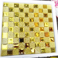 Золотая зеркальная шлифовка + золотой алмаз