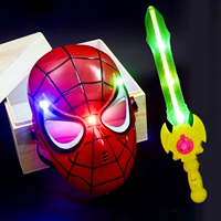 Желтый световой меч со светомузыкой, Человек-паук