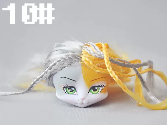Настоящая манекен-корова Monster High Slutter Monster High School Cat Woman Head Carving Doll Аксессуары Макияж Голова Макияж Глава B3