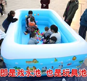 Đệm khí bơm hơi bể bơi đồ chơi bể bơi lớn bơm nước đồ chơi bể bơi em bé tắm cách nhiệt du lịch quá khổ