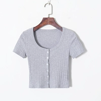 Летняя модная свежая цветная милая трикотажная мини-юбка, футболка, в корейском стиле, квадратный вырез