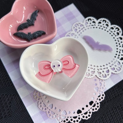 taobao agent Plastic ring with bow, halloween, Lolita style