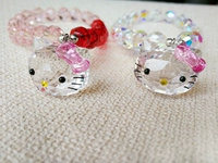 Áo HELLOKitty Hello Kitty Vòng tay pha lê trẻ em ngọt ngào Nữ đơn giản Bạn gái sinh viên Quà tặng sinh nhật - Vòng đeo tay Clasp vòng tay cartier