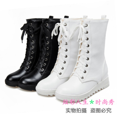 taobao agent Universal white high boots, cosplay