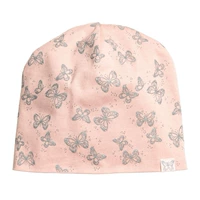 H & M Домашние, искренние покупки H.M осень и зимняя детская теплая шляпа теплая шляпа серебряная порошка бабочка двойной слой хлопок.