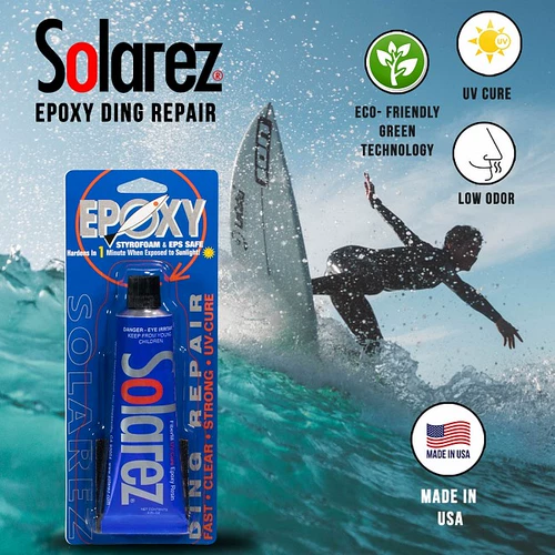Импортный комплект для ремонта клей для серфинга Sun Glue Solarez Epoxy Ding Repair