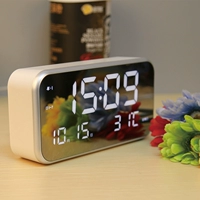 Светодиодные будильники гостиная спальня интеллектуальные, тихие светящиеся цифровые электронные часы простые студенческие часы моды