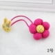 № 2 розовая рыжая веревка для волос