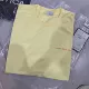 AD светло-желтая футболка с маленьким логотипом