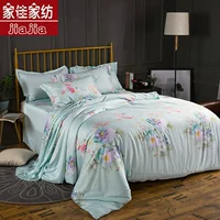 100% hai mặt tencel quilt cover đơn mảnh chống trượt mùa hè mượt mượt lụa mềm chăn đôi 2 mét 2 mét 3 lạnh - Quilt Covers chăn ga hàn quốc