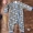 2 món xuất khẩu xuân, thu đông Nhật Bản cho bé sơ sinh nhung bé dây kéo góc Xiêm romper đồ ngủ Hakata body suit cho be so sinh