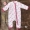2 món xuất khẩu xuân, thu đông Nhật Bản cho bé sơ sinh nhung bé dây kéo góc Xiêm romper đồ ngủ Hakata body suit cho be so sinh