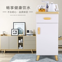 Han Shidun Gỗ Bắc Âu Bar Bar Điện lạnh hộ gia đình nóng tự động dọc nước Tủ trà Tủ Sideboard - Nước quả máy lọc nước nóng lạnh toshiba