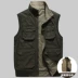 Xe jeep cotton hai mặt nam vest ngoài trời dụng cụ xác thực nam giới chụp ảnh vest - Áo vest cotton Áo vest cotton