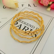 Vòng tay mạ vàng nữ mới năm bộ vòng tay mạ vàng đóng kín vòng tay vàng mạ vàng tặng mẹ cô dâu