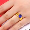 Sapphire ring with stone