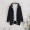 Nhật bản Harajuku cá tính dây đai dài cardigan trùm đầu áo len mùa thu và mùa đông áo khoác Hồng Kông phong cách triều của nam giới áo len áo sơ mi áo khoác len nam