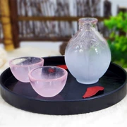 SF spot Nhật Bản Hirot Hirota handmade hoa anh đào jug sake rượu vang ba mảnh - Rượu vang