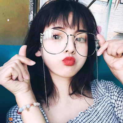 taobao agent Big glasses, chain, fitted, internet celebrity, Korean style