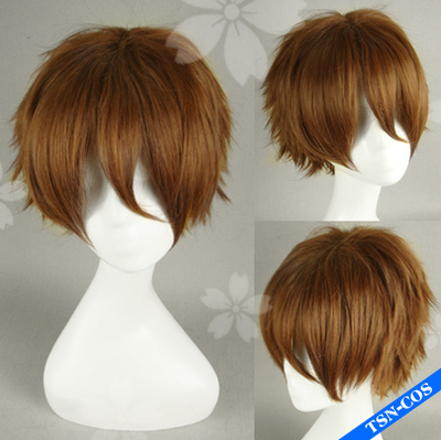 taobao agent 第二氏 Rebellion Lulu Xiu Squet Suzaku/Magic Card Girl Sakura Lee Little Wolf Brown COS Wig 330