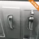 2 хромированного цвета