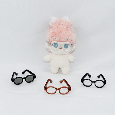 taobao agent Doll, clothing, cotton glasses, multicoloured sunglasses, 10cm