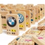 Trẻ em giáo dục sớm trí tuệ đồ chơi điện 100 miếng domino khối xây dựng dấu hiệu xe giao thông nhận thức Daquan đồ chơi cho trẻ 2 tuổi