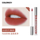 colorkey Kolaqi air lip glaze velvet matte matte silver tube lipstick son bóng R888 trắng B605 black rouge a27