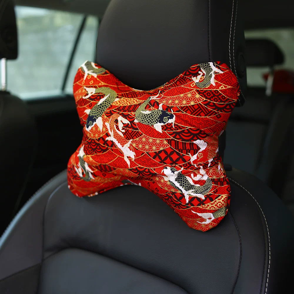 Japanese modified retro neck pillow, for luck