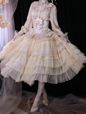 taobao agent [End of the second group appointment 10-15] Dream Quartet play five length lolita lining skirt skirt SK