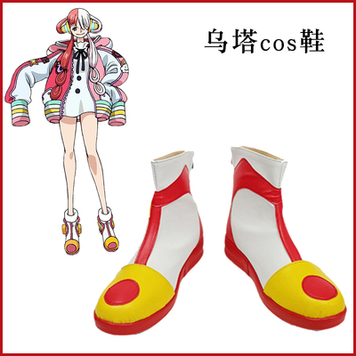 taobao agent One Piece Theatrical Edition Red Wuta COS Shoes World Singer Cosplay Boots Child C