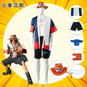 Trang phục Cosplay Phù Hợp Nắm Đấm Lửa Ace Vòng Tay Vòng Cổ Mũ Anime Hai Chiều Trang Phục Hóa Trang Nam Nữ Bộ Hoàn Chỉnh