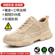 Men's labor protection shoes, men's anti-smash and puncture-proof steel toe construction site lightweight soft-soled winter old protection steel plate work shoes